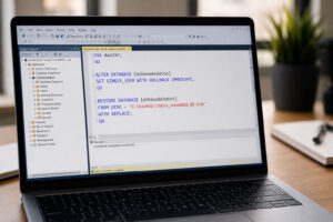 Restores manual Sql server